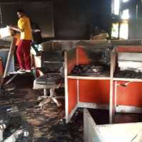 Fire guts ICT lab at Gushegu Nursing and Midwifery Training College 
